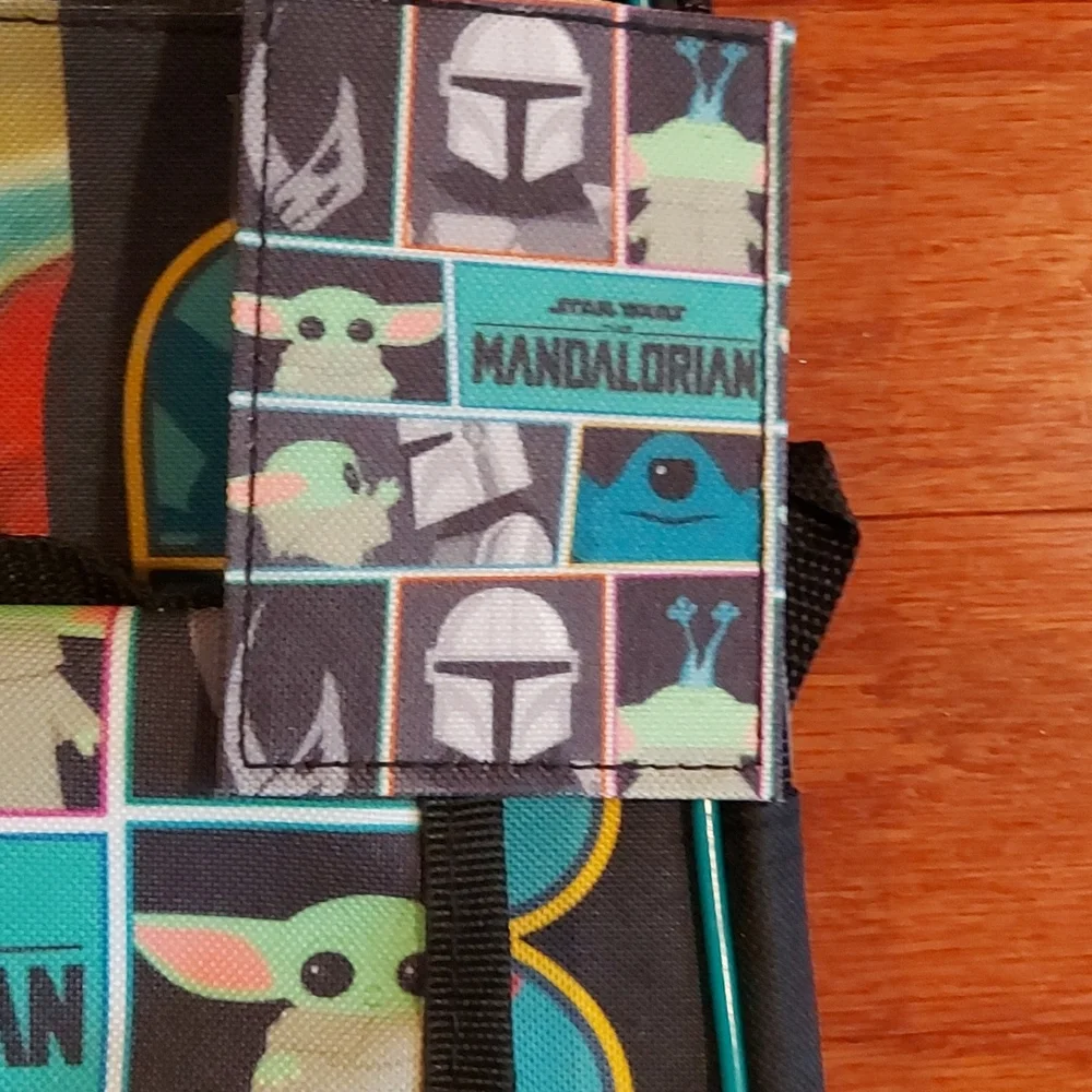 STAR WARS Madalorian GROGU Backpack 🎒 5PC Set - Picture 3 of 5